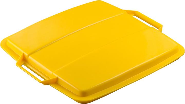 Produktbild Durable Durabin 90 Mülleimer 90,0 grau, gelb (90 l)