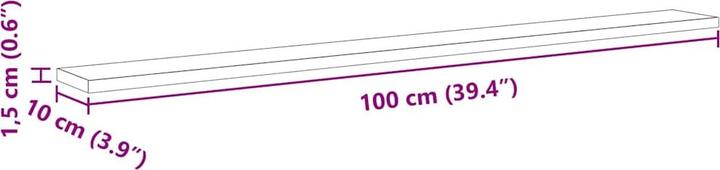 Actual product image vidaXL Shelf