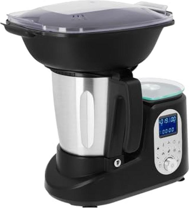 Immagine prodotto Avilia Robot da cucina multifunzione per impastare, tritare e cuocere con bilancia integrata (550 W)