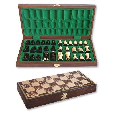 Filipek Wood WOODEN ROYAL CHESS 35 cm (Deutsch)
