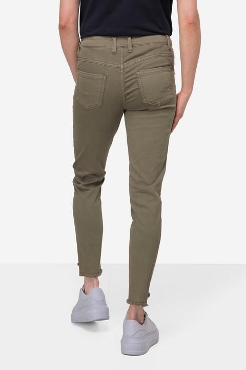 Actual product image Laurasøn Khaki Fringed Hem Jeans (44)