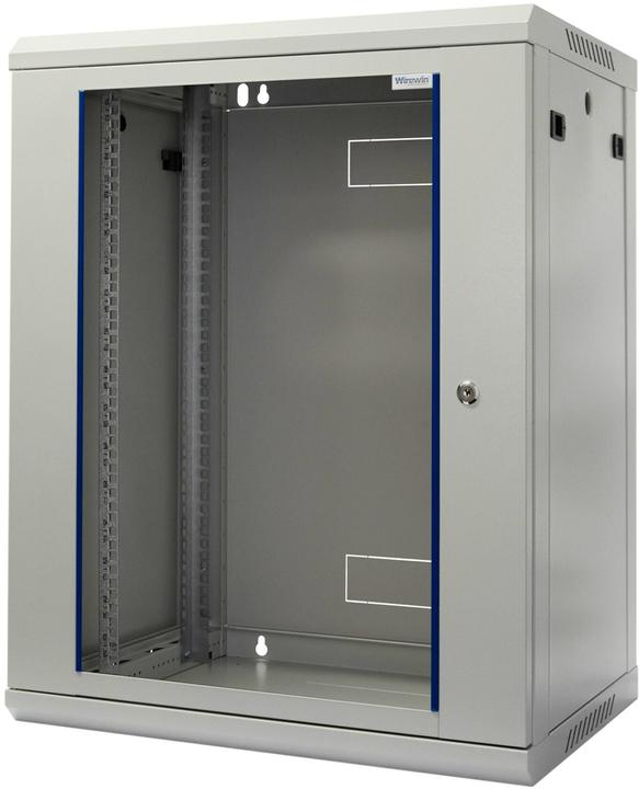 Produktbild Wirewin 19/ Wandschrank, einteilig, Pro 3nd Generation, 600x600mm, hellgrau (15 HE, 19 Zoll Rack)