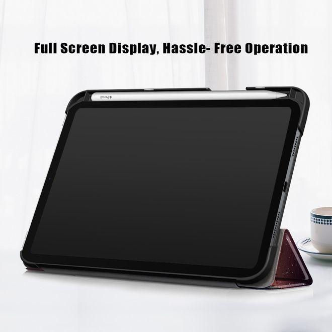 Produktbild MU Style Dreifach faltbare Hülle mit Muster (iPad mini 6)