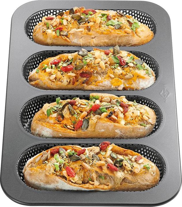Produktbild Küchenprofi Mini-Baguette-Form 'Bake one' (22 cm)