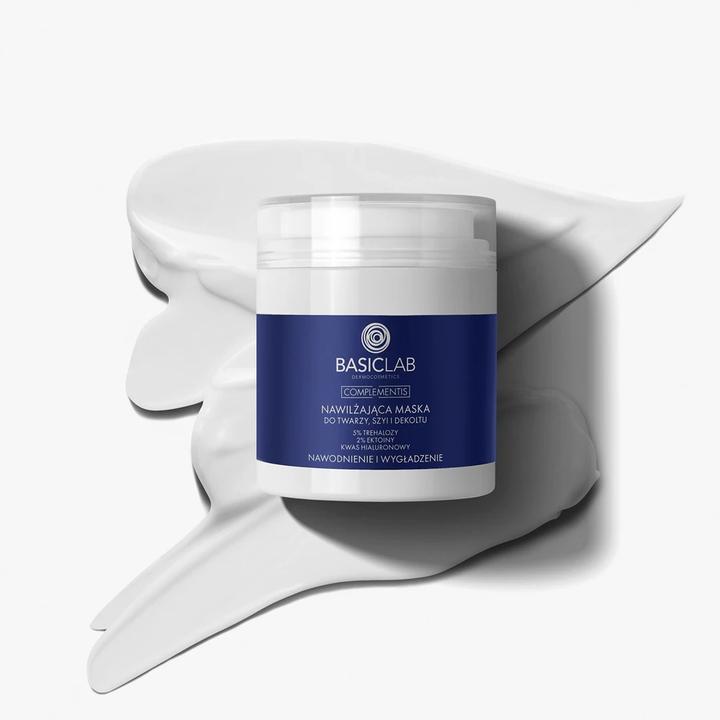 Produktbild BasicLab Moisturizing Face Neck & Dcollet Mask Hydration & Smoothing 50ml (50 ml)