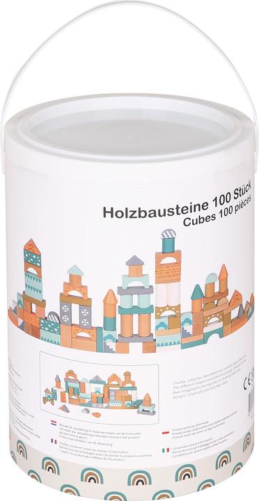 Image du produit Spielba Briques en bois 100 pièces