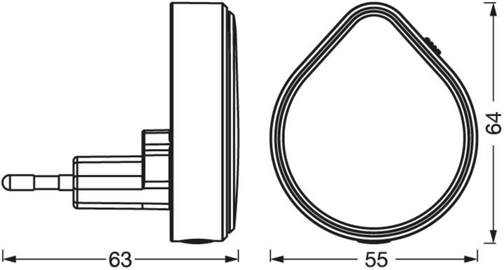 Actual product image Ledvance LUNETTA® Raindrop