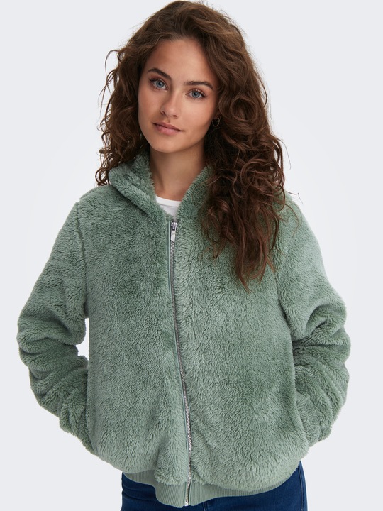 Produktbild Only Kapuze Jacke Teddyfell Jacke (S)
