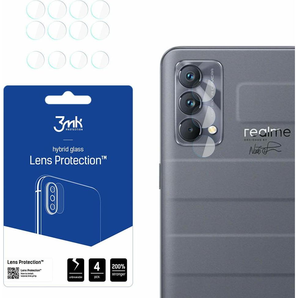3MK Lens Protect Realme GT Master Camera lens protection 4 pcs (1 Stück, Realme GT Master), Smartphone Schutzfolie