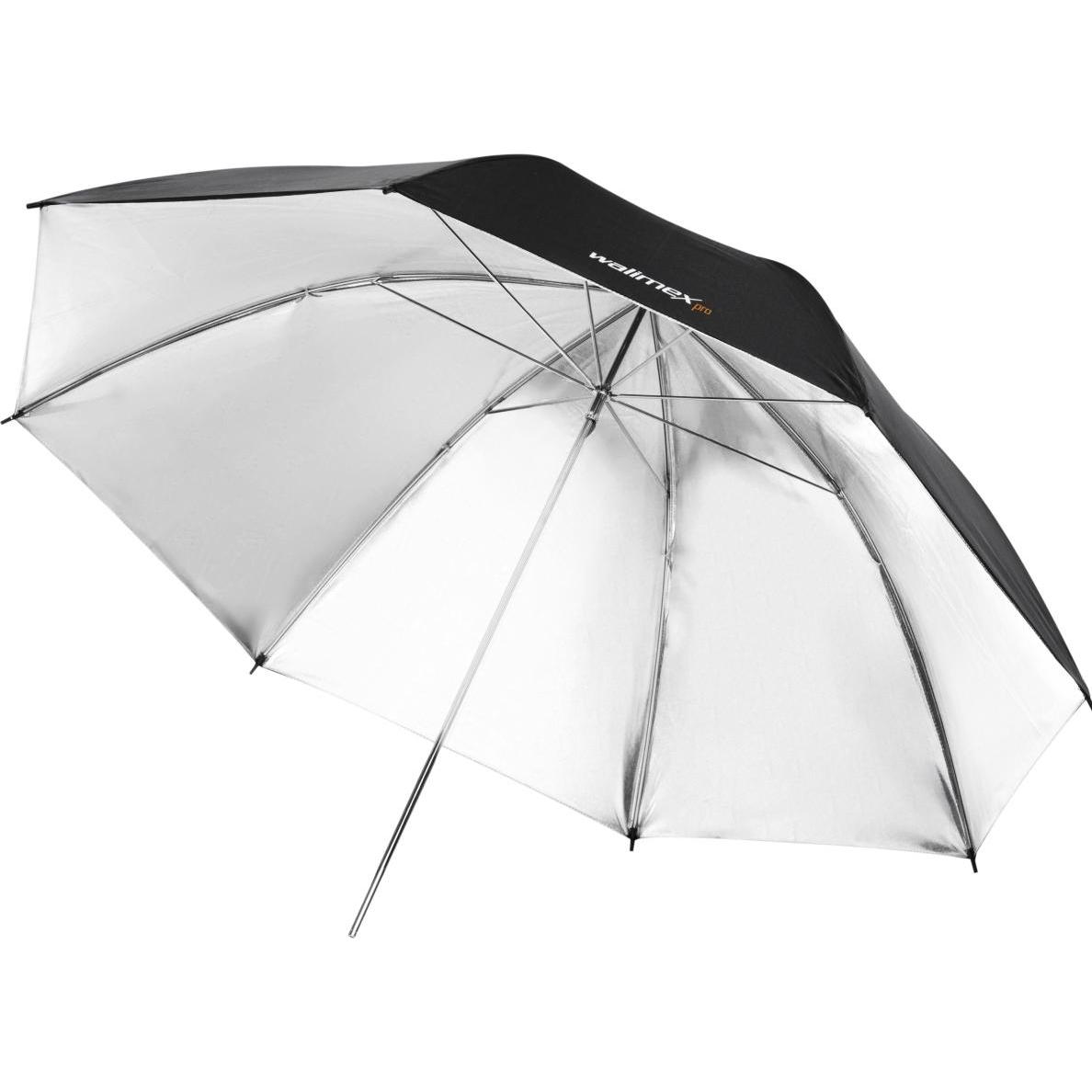 Walimex Reflexschirm (Schirmreflektor, 109 cm), Softbox + Reflektor