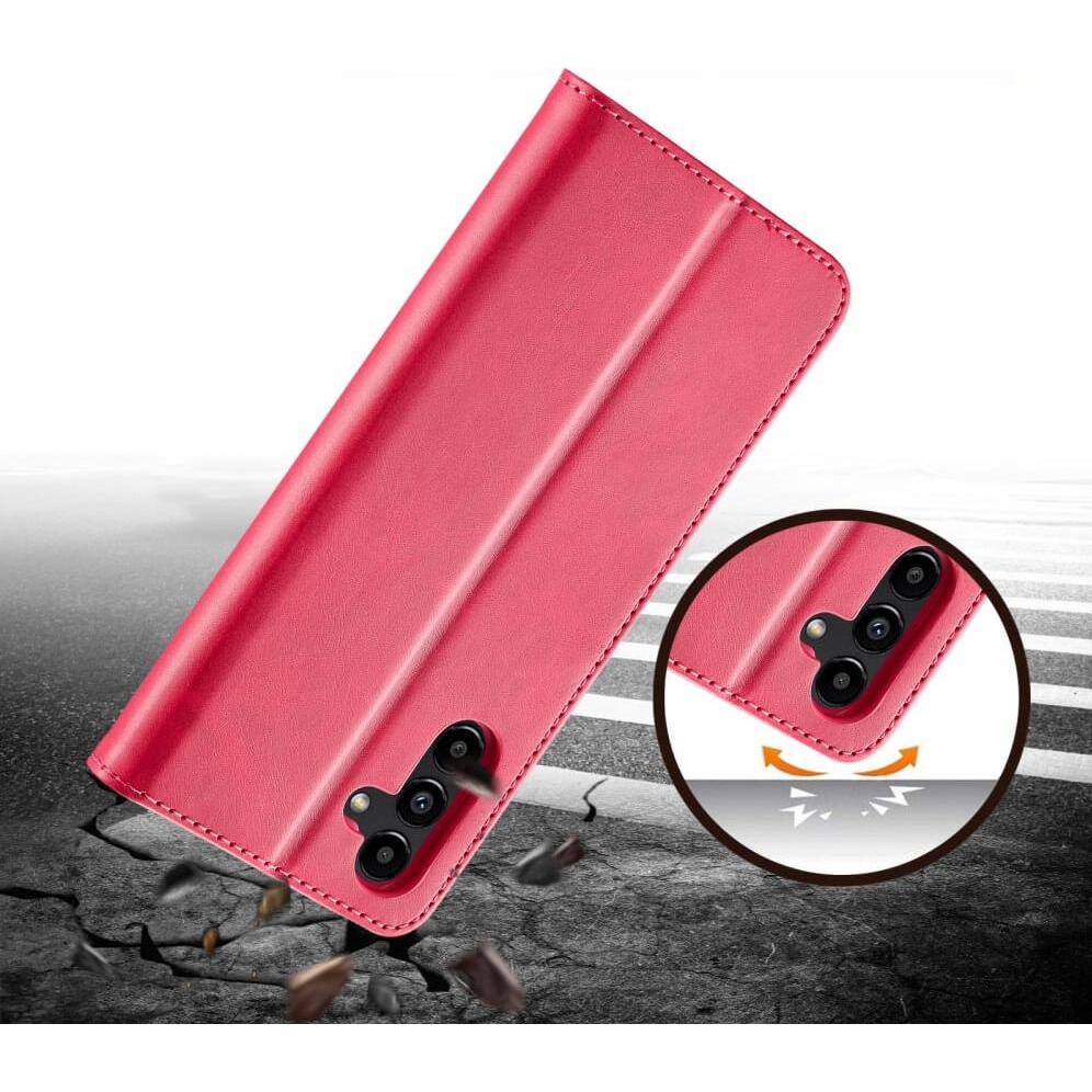 Thumbnail - LC.Imeeke Galaxy A35 - Leder Etui Hülle pink (Samsung Galaxy A35), Smartphone Hülle, Pink