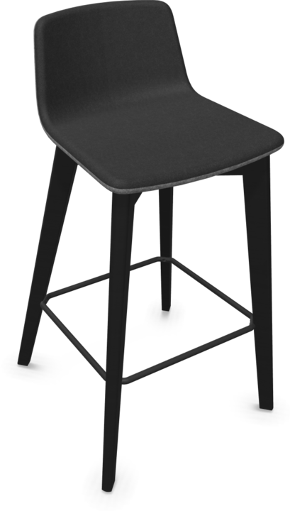 Black, Ash stained black, Grey melange