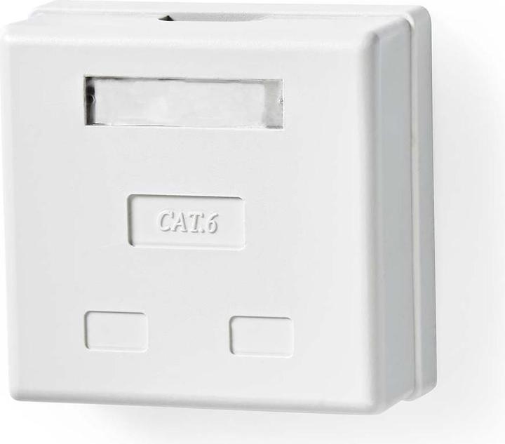 Productafbeelding Nedis Netwerk wandcontactdoos - Aan de wand - 2-poorts poort(en) - UTP CAT6 - Recht - Contactdoos -