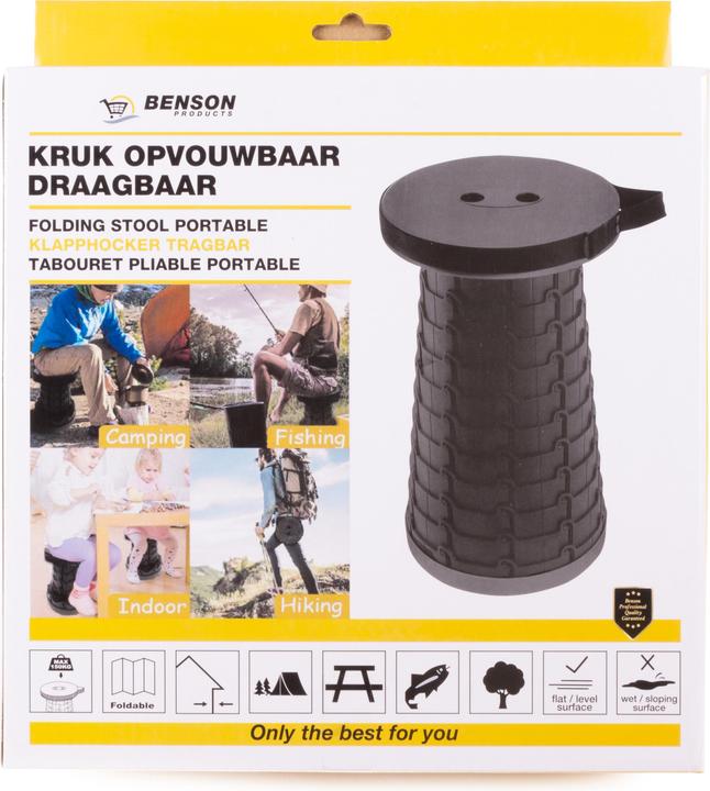 Actual product image Benson Folding stool portable nylon