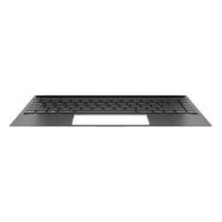 Thumbnail - HP Top Cover Das W Kb Bl Das Nord, Notebook Ersatzteile, Silber, Schwarz