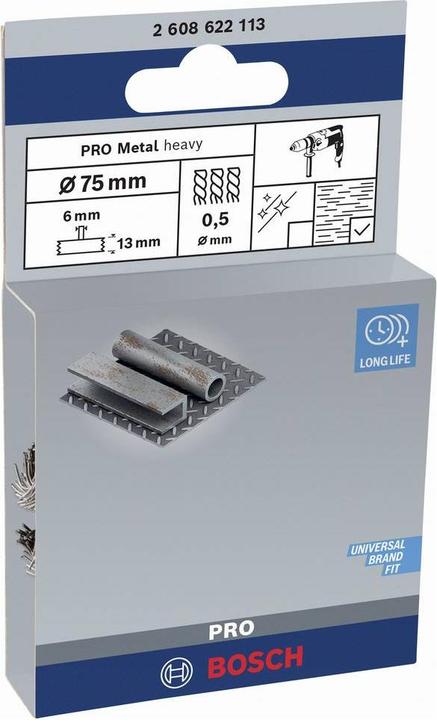 Produktbild Bosch Professional Zubehör PRO Metal heavy Scheibenbürste, gerader Schaft, 75 x 0,5 mm