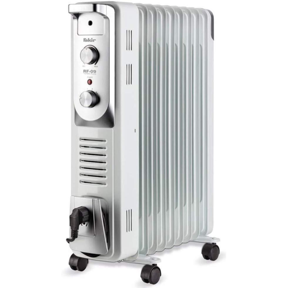 Fakir RF 09 TURBO PLUS Öl Raumheizung Indoor Grau 2300 W, Heizkörper, Grau