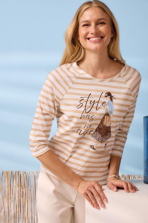 Image du produit Rabe Streifenshirt mit Mädchen (48)