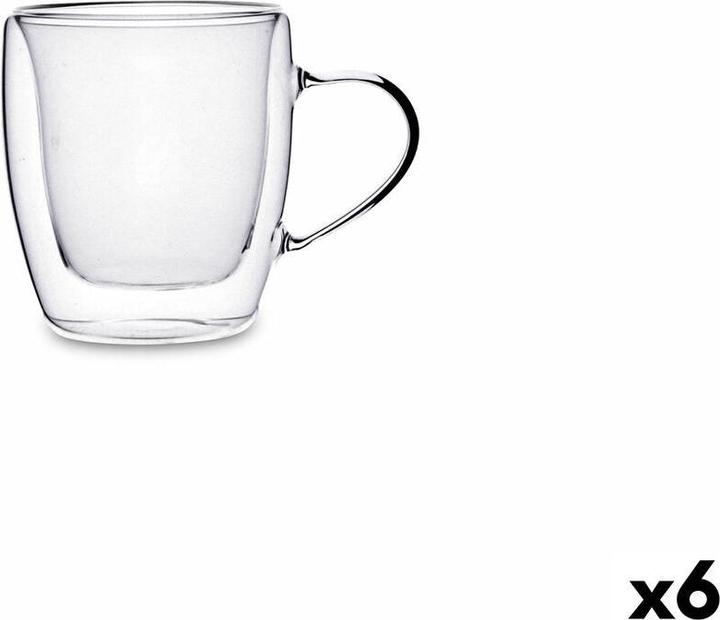 Quid Tasse Kaffee und Tee Serenia Glas 80 ml (6 Stück) (80 ml, 6x)