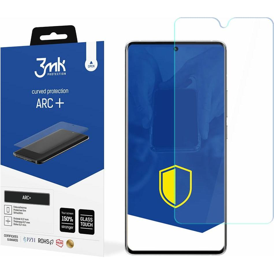 3MK Vivo X70 Pro – ARC+ (1 Stück, Vivo X70 Pro+), Smartphone Schutzfolie