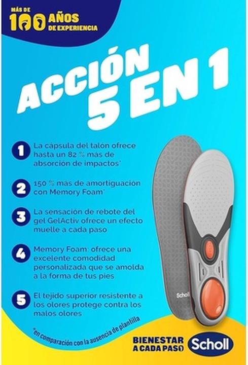 Produktbild Scholl LiquiFlex Einlegesohlen Verstärkte Unterstützung Damenschuhe Grösse 5.5-7.5 mit Memory Foam und Arch