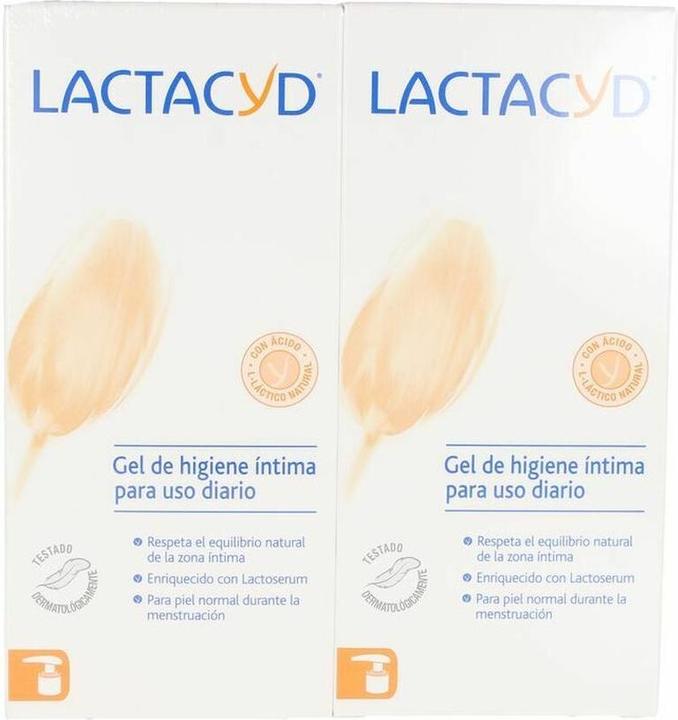 Actual product image Lactacyd Intimate Wash Lotion 2x200ml (Intimate washing lotion, 200 ml)