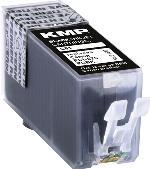 Actual product image KMP C81 Ink Cartridge compatible with PGI-525 PGBK (FC)