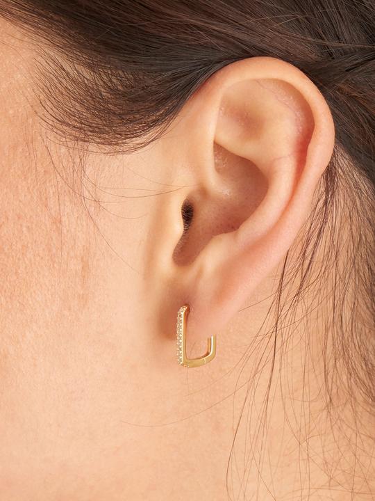 Immagine prodotto Ania Haie Orecchini Glam a cerchio ovale in argento 925 (Argento 925)