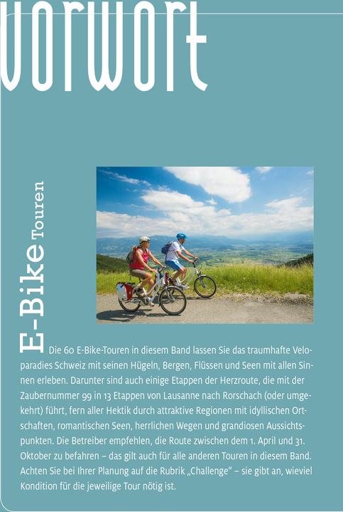 Produktbild Kümmerly+Frey Erlebnis Schweiz E-Bike Touren - Führer (Deutsch, 2025)