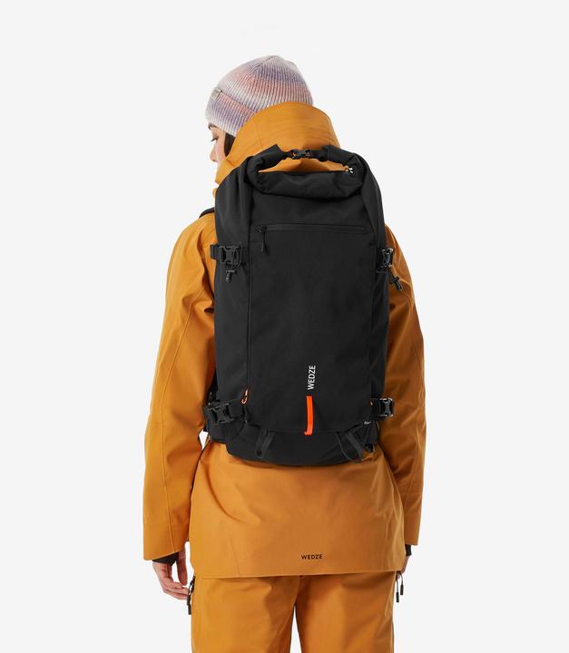 Produktbild Wedze Roll Top Strong Freeride 30 L Ski/Snowboard Backpack - Black (30 l)