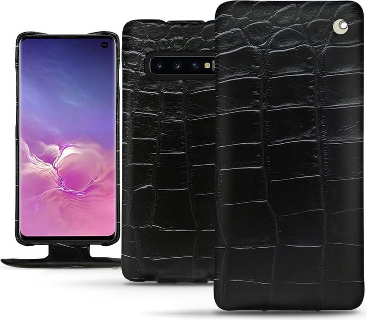 Actual product image Noreve Leather cover vertical (Samsung Galaxy S10)