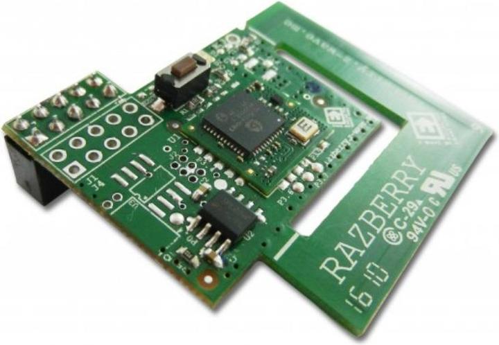 Actual product image Z-Wave ZMEARAZ2 - RaZberry2 - Plug-On Module for Raspberry Pi (AUS frequency)