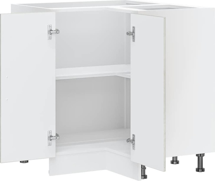 Actual product image VidaXL Kitchen corner base unit Lucca Concrete grey Wood-based material Corner base unit