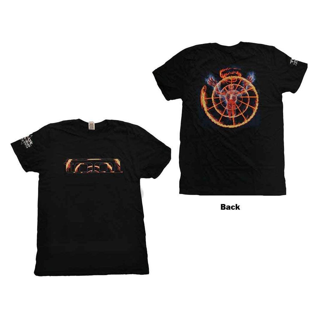 Tool, Herren, Shirts, Flame Spiral, Schwarz, (S)