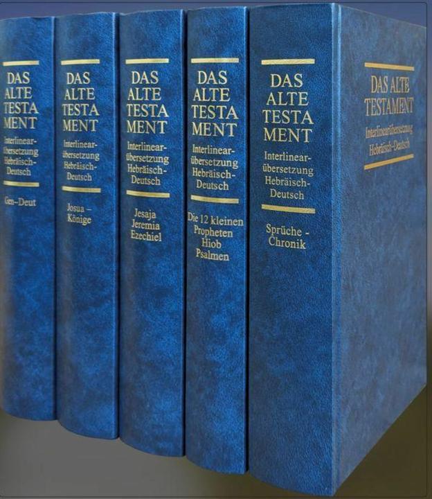 Produktbild Interlinearübersetzung Altes Testament - Band 1 - 5 im Paket (Deutsch, 2026)