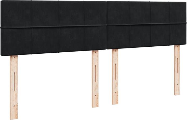 Produktbild vidaXL Bo x springbett mit Matratze 180 x 200 cm Samt (180 x 200 cm)