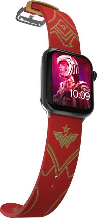 Image du produit Moby Fox DC Comics bracelet pour smartwatch Wonder Woman 1984: Crimson Armor (Silicone, Montre Apple, Android)