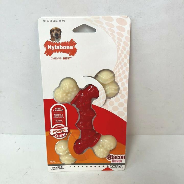 Immagine prodotto Nylabone Masticare estremo per i bijters duri Baconsmaak (Gioco da masticare per cani)