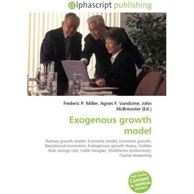 Thumbnail - Exogenous growth model, Fachbücher von Agnes F. Vandome, Frederic P. Miller, John McBrewster
