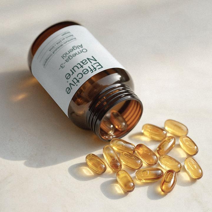 Actual product image Effective Nature Omega-3 algae oil (60 pcs., Capsules)