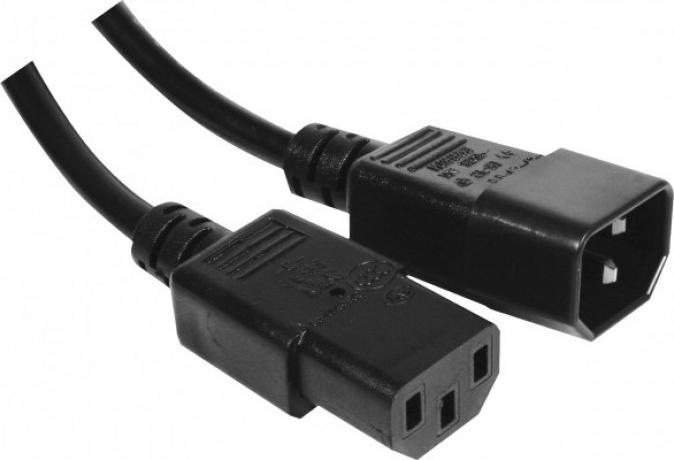 Produktbild Tecline Kaltgeräte-Verlängerungskabel, Kaltgerätestecker auf Kaltgerätekupplung, 3.0 m (3 m)