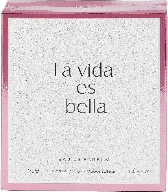 Actual product image Ameer Al Oud Fragrance World La Vida Es Bella Eau De Parfum 100ml (Eau de parfum, 100 ml)