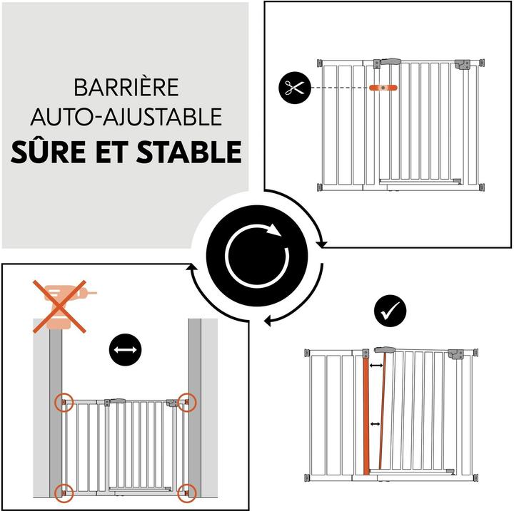 Actual product image Hauck Open N Stop 2 Set + 21 cm White (96 - 101 cm)