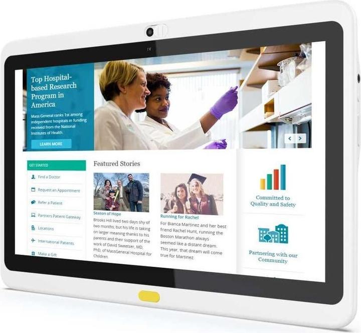 Actual product image Allnet Medical PoE Tablet 15 inch with RK3568 Android 11 4GB/16GB (WLAN only, 15", 16 GB, White)