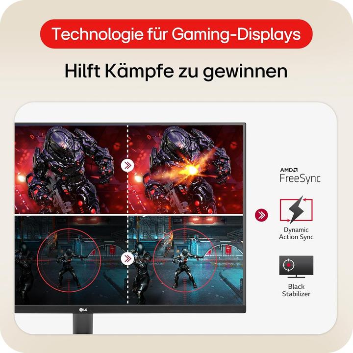 Actual product image LG 32UR500K-B (3840 x 2160 Pixels, 31.50")