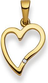 Image du produit Natsumi Schmuck Pendentif Coeur Diamant Or 18C/750 (750/18 K Or jaune)