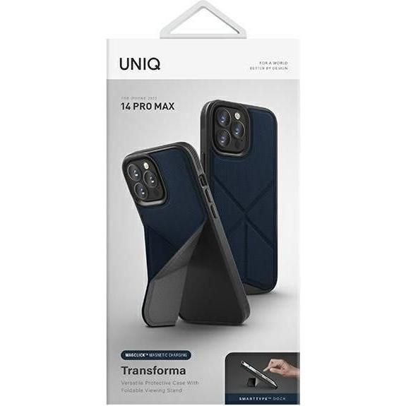 Thumbnail - Uniq etui Transforma iPhone 14 Pro Max 6,7" Magclick Charging niebieski/electric blue (Apple iPhone 14 Pro Max), Smartph...