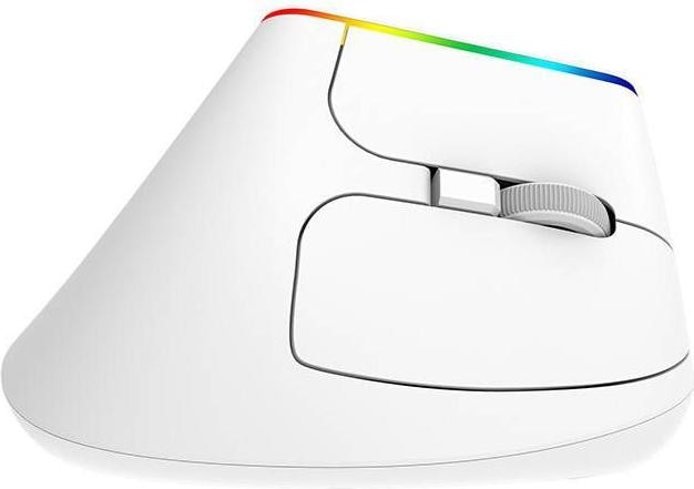 Produktbild Delux Wireless Vertical Mouse M618C 2.4G 1600DPI RGB (white) (Kabellos)