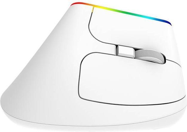 Produktbild Delux Wireless Vertical Mouse M618C 2.4G 1600DPI RGB (white) (Kabellos)
