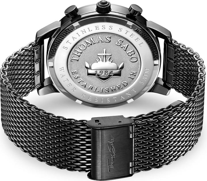 Produktbild Thomas Sabo Herrenuhr Rebel (Analoguhr, 42 mm)